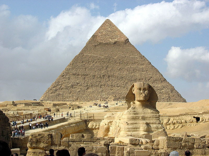  بزرگترین هرم مصر و مجسمه ابولهول در نزدیکی قاهره