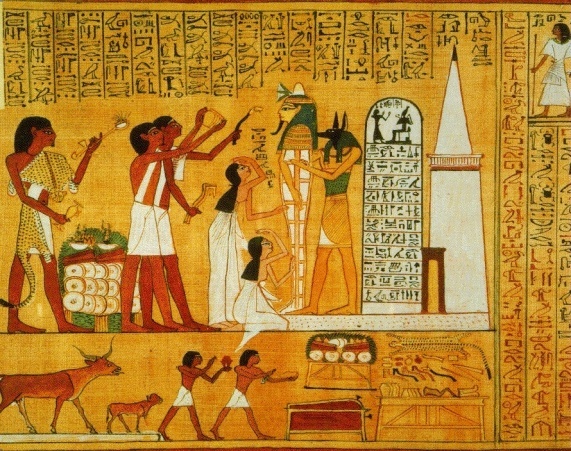  نمونه ای از نقاشیهای درون آرامگاه پادشاهان مصر
