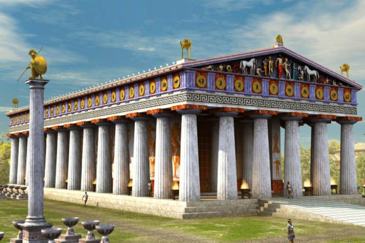 معبدی در آتن- یونان