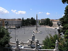 میدان del popolo رم- ایتالیا