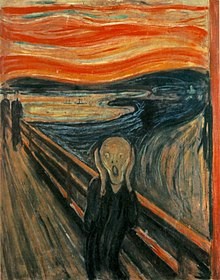 نقاشی فریاد اثر هنرمند نروژی Edvard Munch