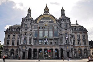 ایستگاه راه آهن Antwerp بلژیک